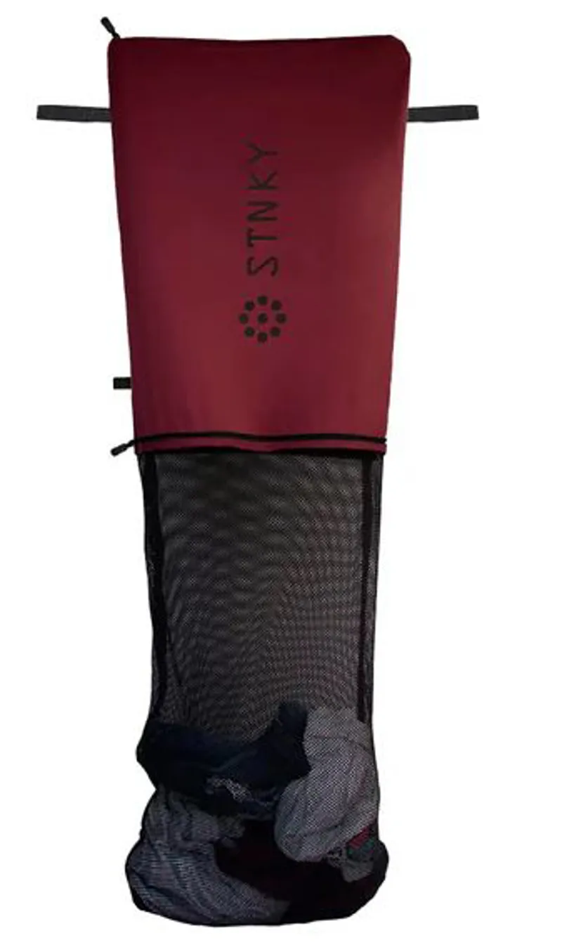 Stnky Standard Washable Laundry Bag 13L Burgundy-1