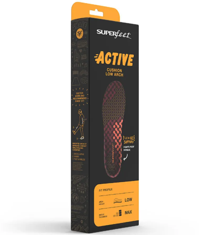 Superfeet Active Cushion Low Arch Insoles-5
