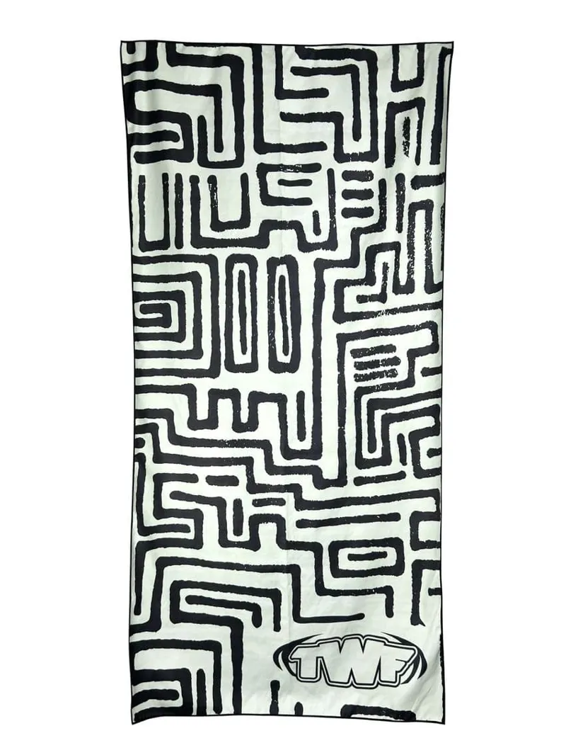 TWF Microfiber Travel Towel Sage Geo