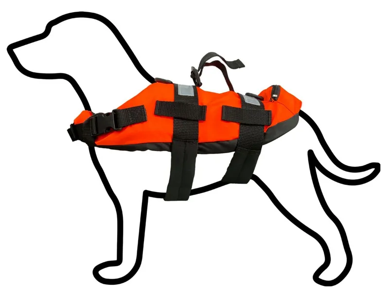 TWF Pet Life Jacket 0-5KG Orange/Black-3