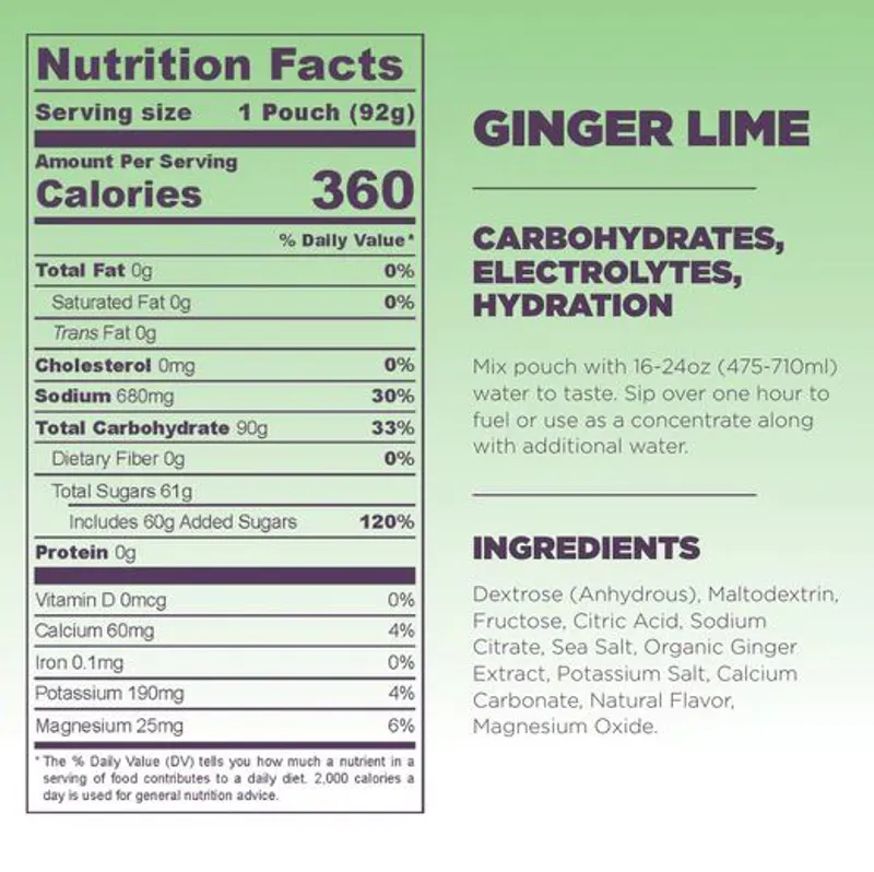 Tailwind High Carb Fuel 92g Lemonade-1