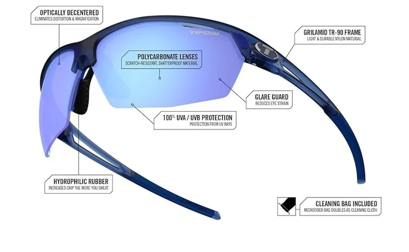 Tifosi Optics Navar Sunglasses S-L Matte White-2