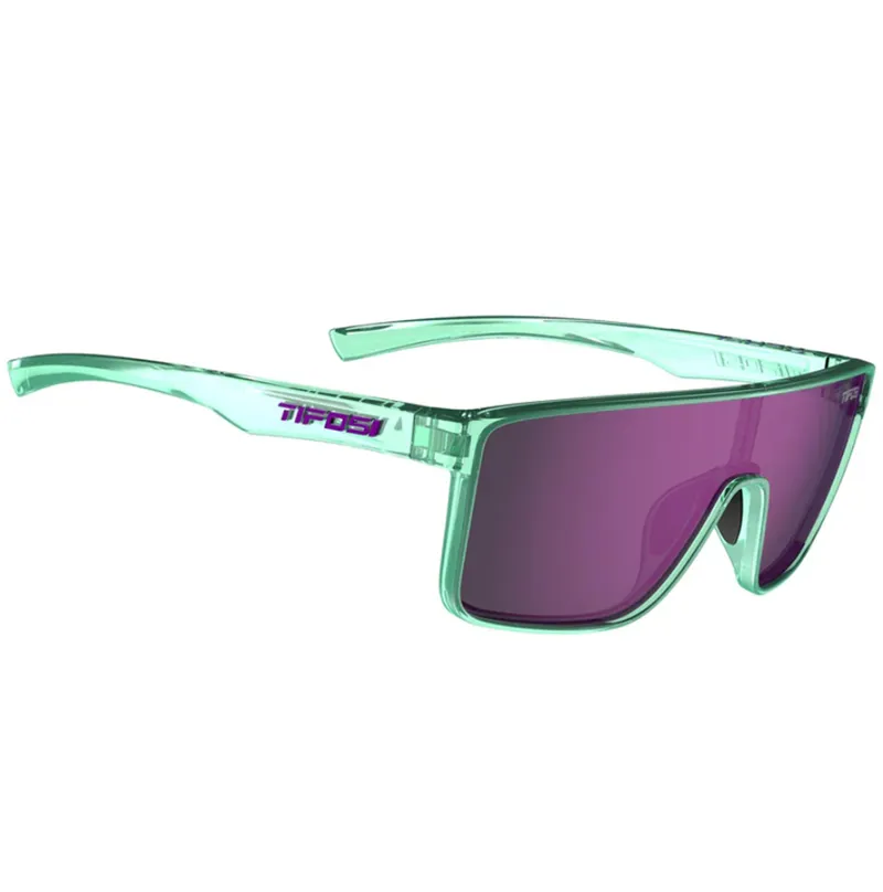Tifosi Sanctum Single Lens Sunglasses in Aqua Shimmer-2