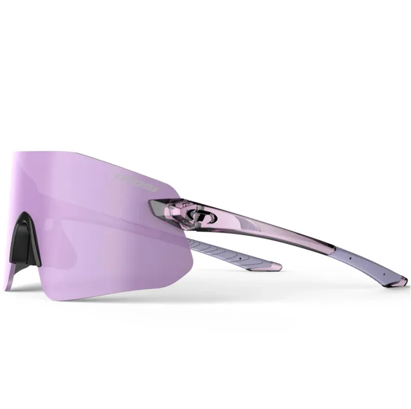 Tifosi Vogel SL Single Lens Sunglasses 2024 Crystal Purple/Violet Mirror-3