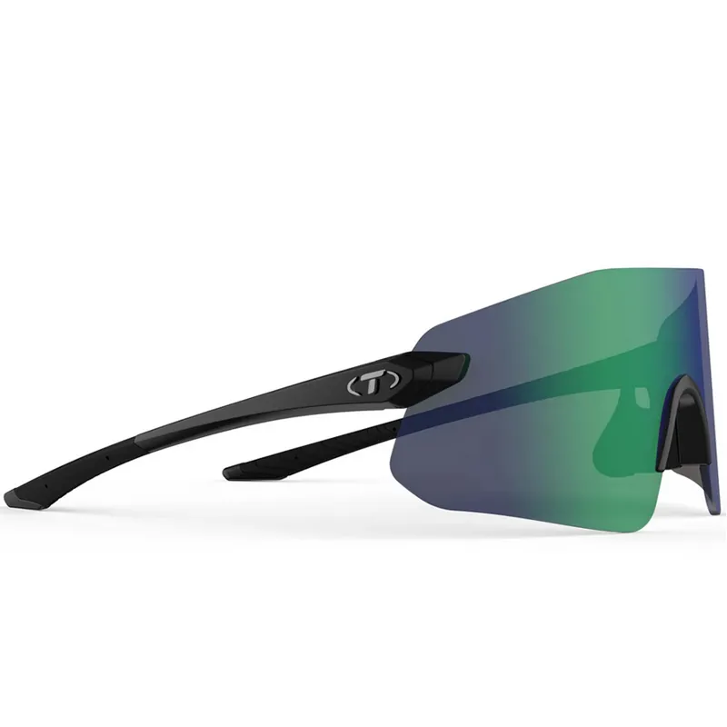 Tifosi Vogel SL Single Lens Sunglasses 2024 Gloss Black/Smoke Green-4