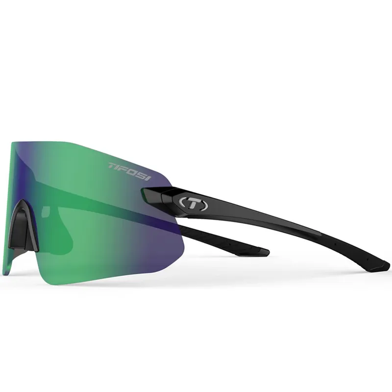 Tifosi Vogel SL Single Lens Sunglasses 2024 Gloss Black/Smoke Green-3