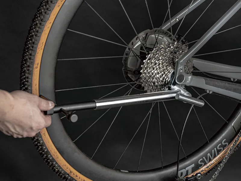 Topeak Hanger Alignment Gauge With Lever Setter Kit Team Issue Silver-2