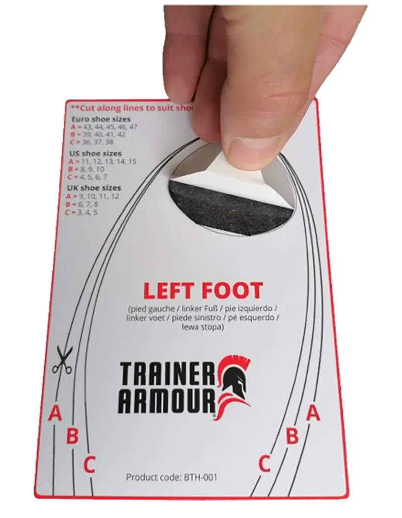 Trainer Armour Big Toe Hole Preventer White-3