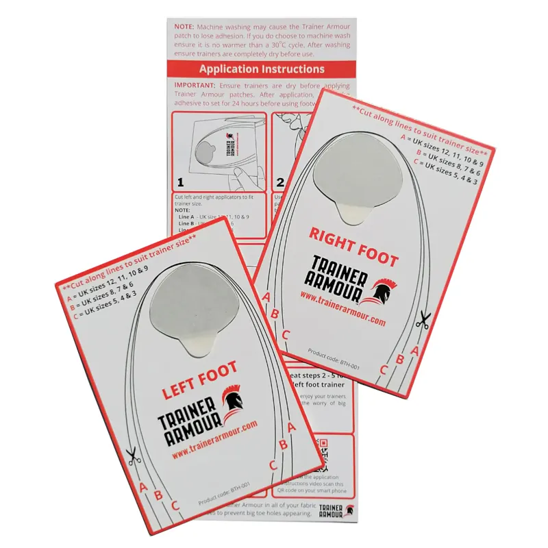 Trainer Armour Big Toe Hole Preventer White-1