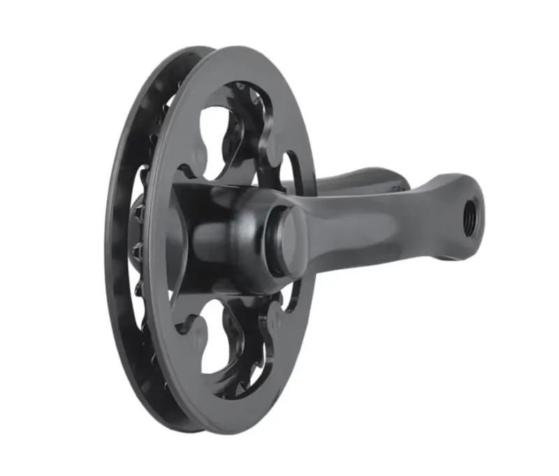 Trek Kids Crankset 28t With Guard 127mm Black-1