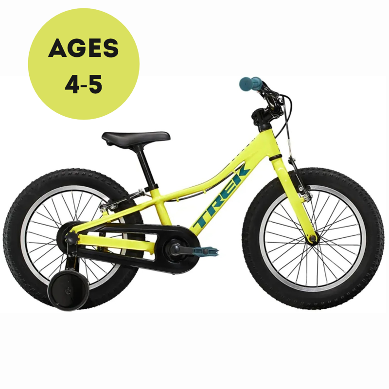 Trek Precaliber 16 Freewheel Kids Bike in Volt