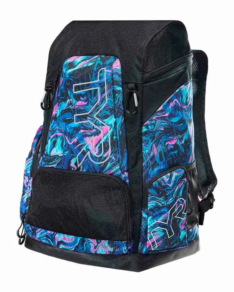 Tyr Alliance 45L Marmaris Printed Backpack Blue/Pink