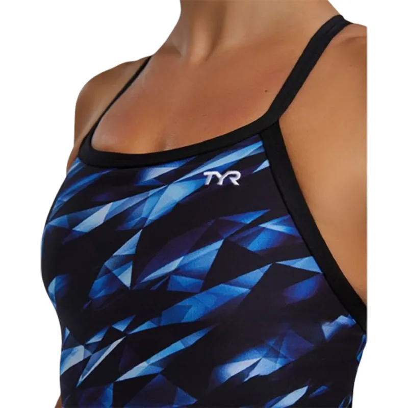 Tyr Durafast Elite Women's Diamondfit Swimsuit Triadic Blue/Black-5