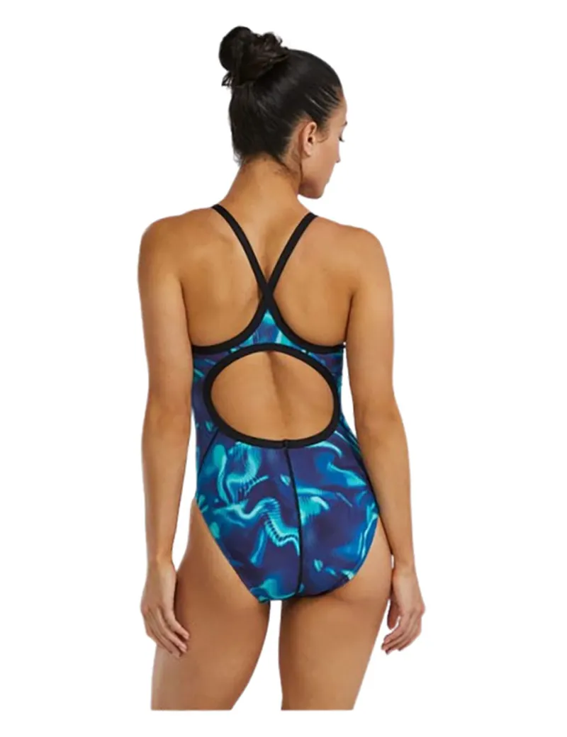 Tyr Durafast Elite Women's Diamondfit Swimsuit Waveform Blue/Green-1