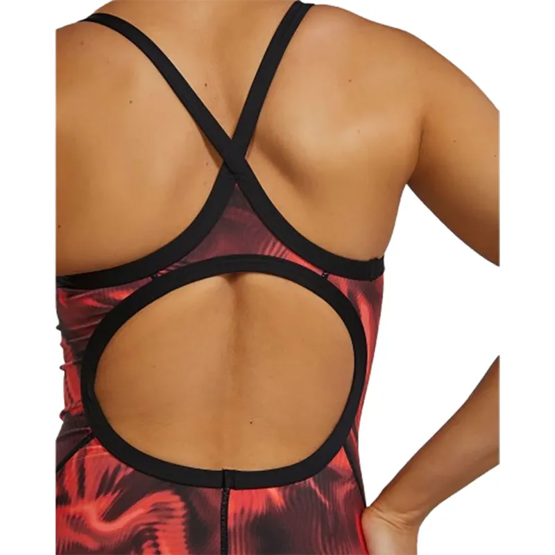 Tyr Durafast Elite Women's Diamondfit Swimsuit Waveform Red/Black-7