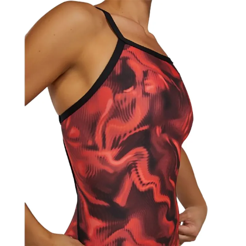 Tyr Durafast Elite Women's Diamondfit Swimsuit Waveform Red/Black-5