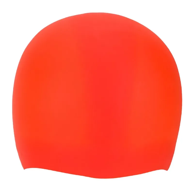 Tyr Long Hair Wrinkle-Free Silicone Cap Bright Red-2