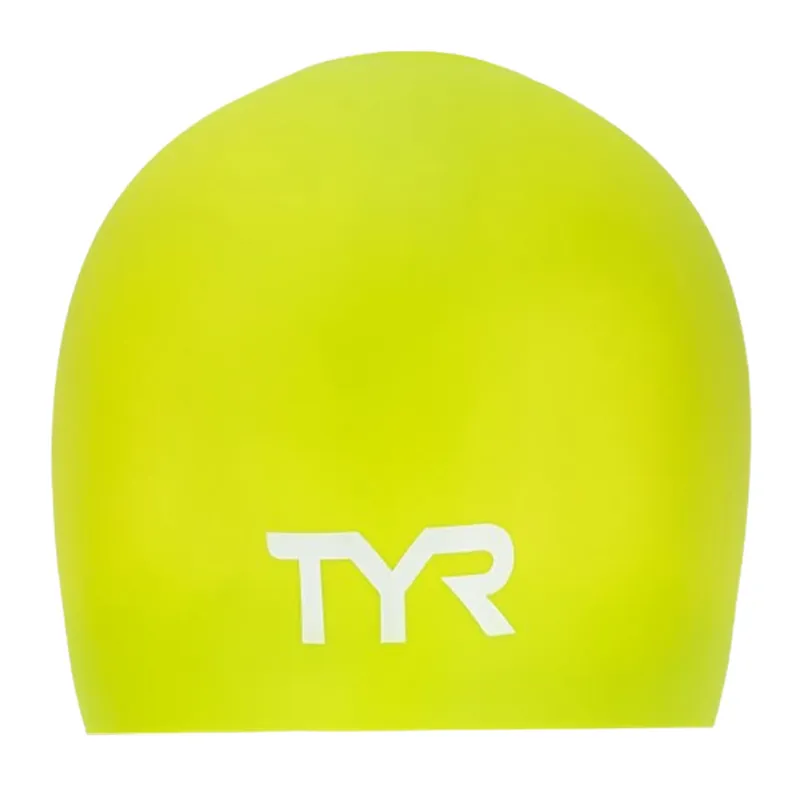 Tyr Long Hair Wrinkle-Free Silicone Cap Limelight-1