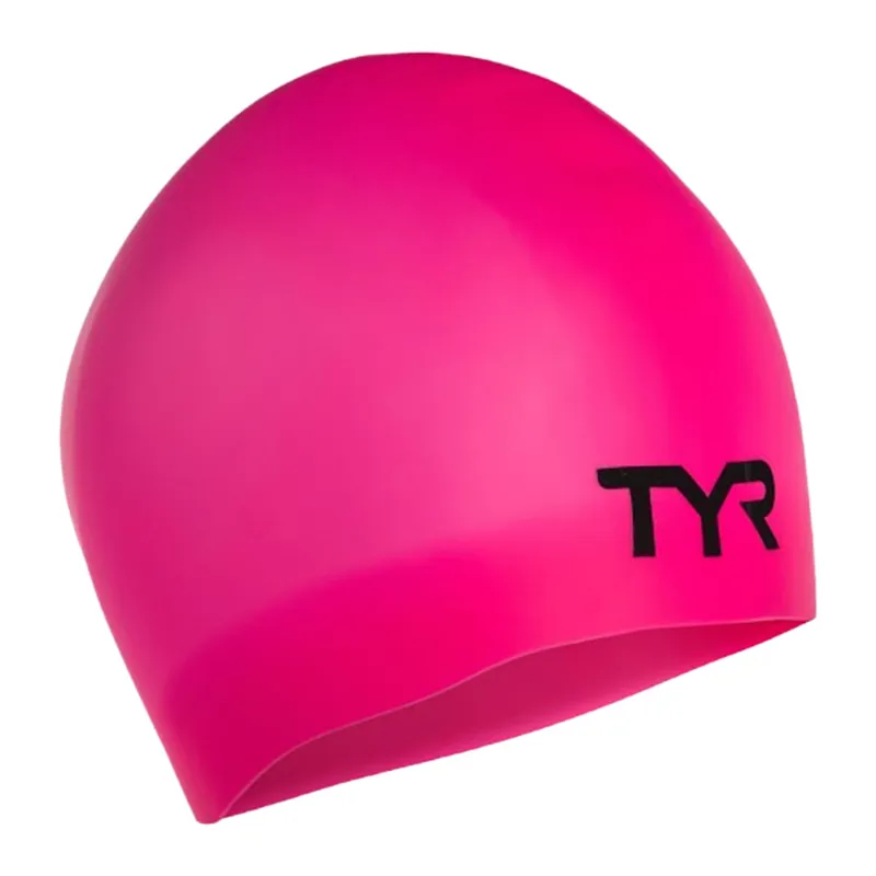 Tyr Long Hair Wrinkle-Free Silicone Cap Pink-1