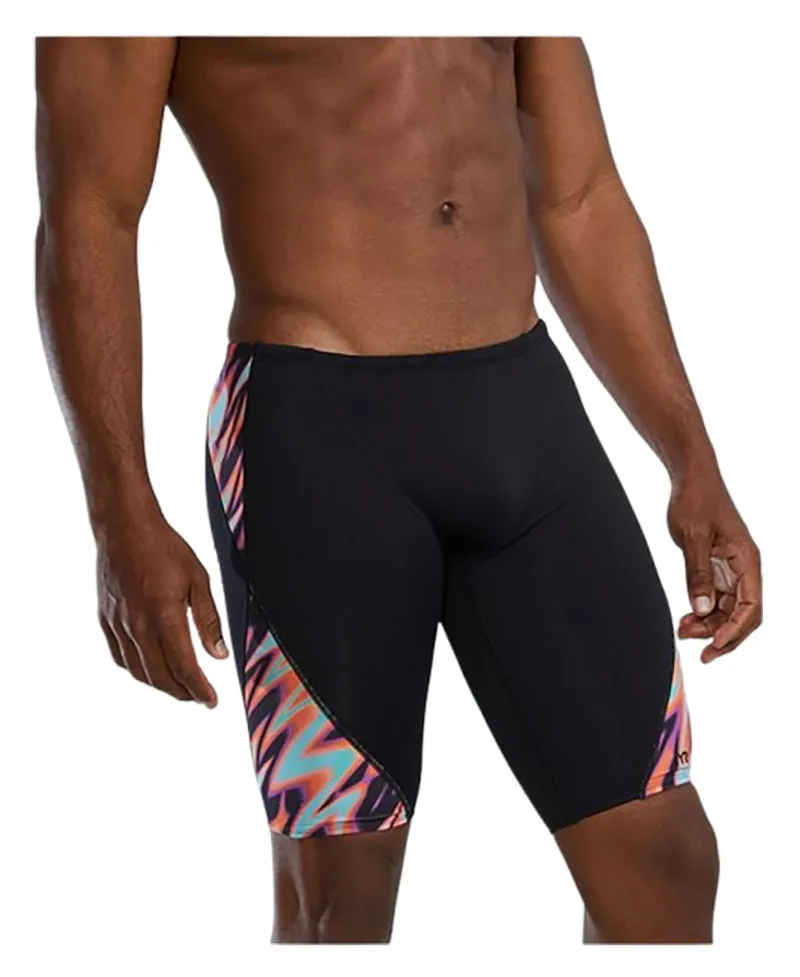 Tyr Men's Jammer Disarray Orange/Multi-3
