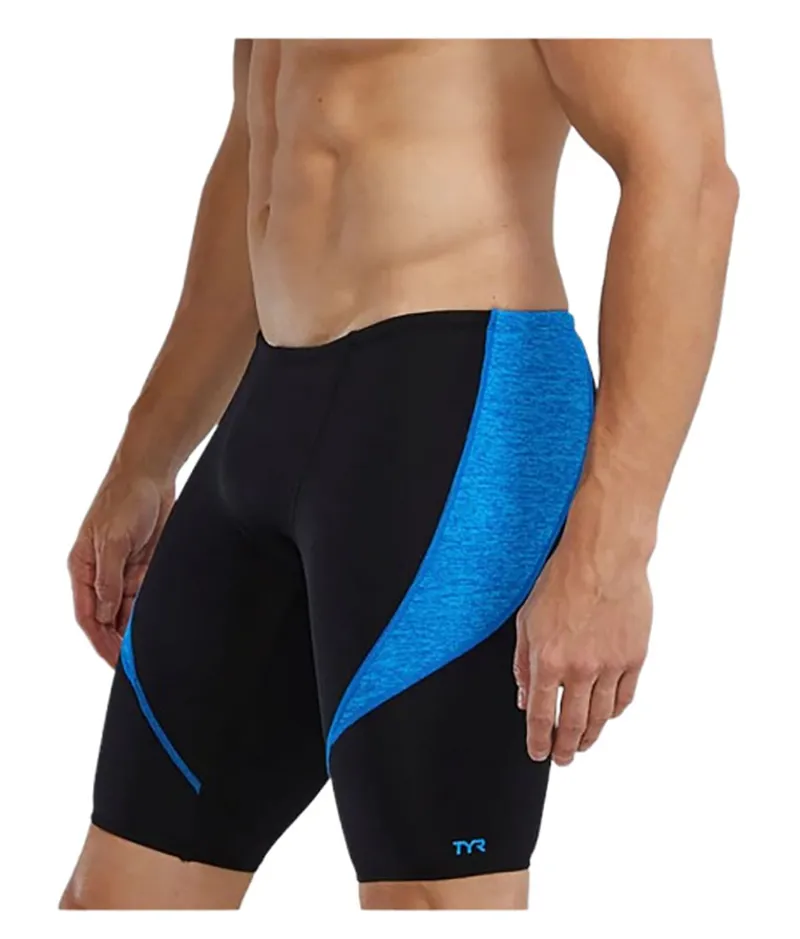 Tyr Men's Jammer Lapped Bright Blue-2