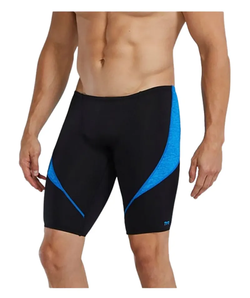 Tyr Men's Jammer Lapped Bright Blue