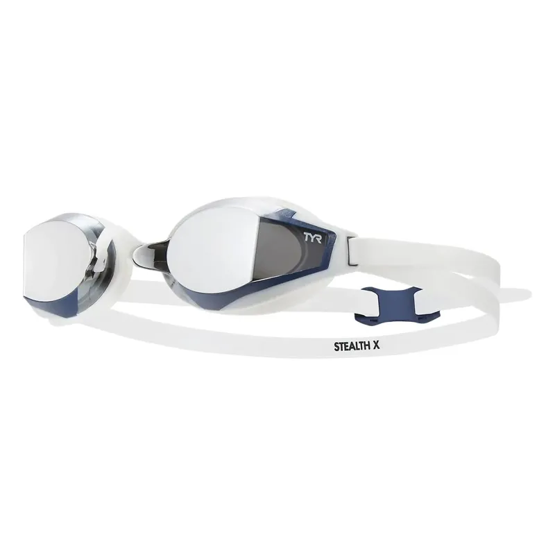 Tyr Stealth-X Mirrored Goggles Silver/White