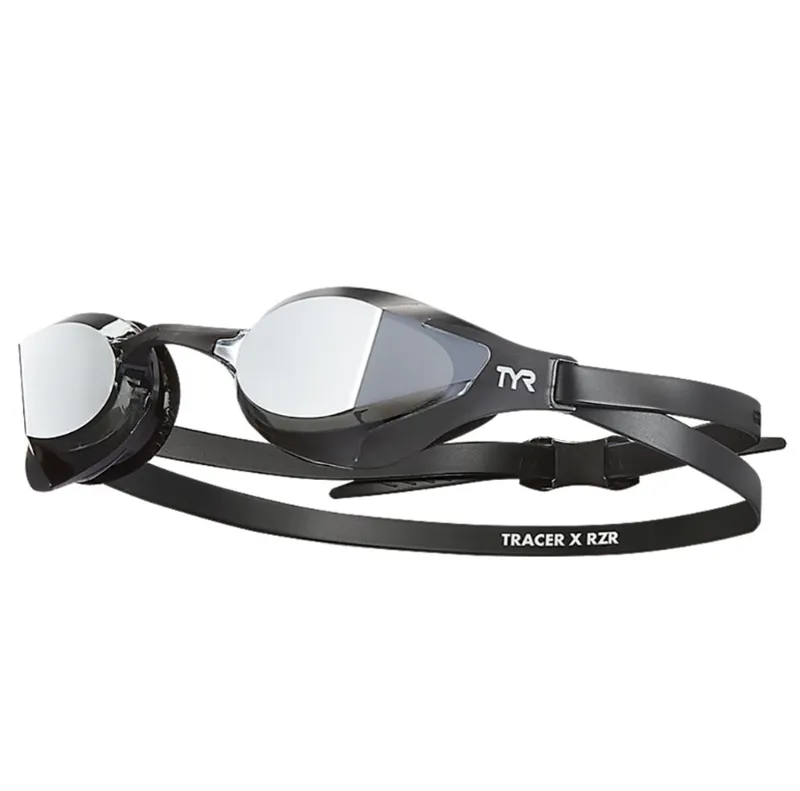 Tyr Tracer-X RZR Mirrored Goggles Silver/Black