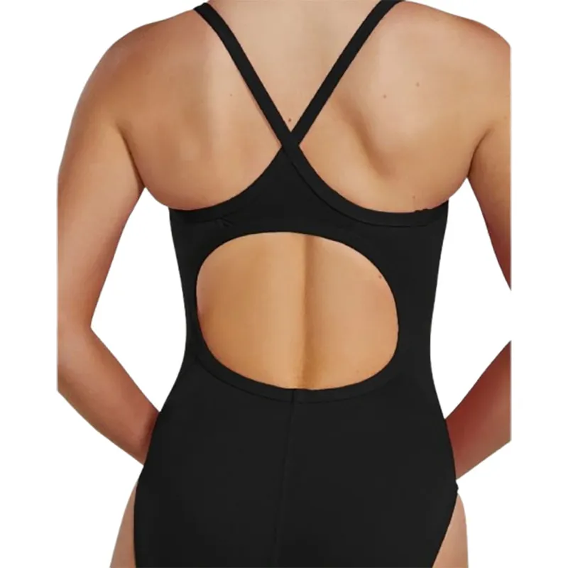 Tyr Women's Durafast Elite Diamondfit Swimsuit Solid Black-7