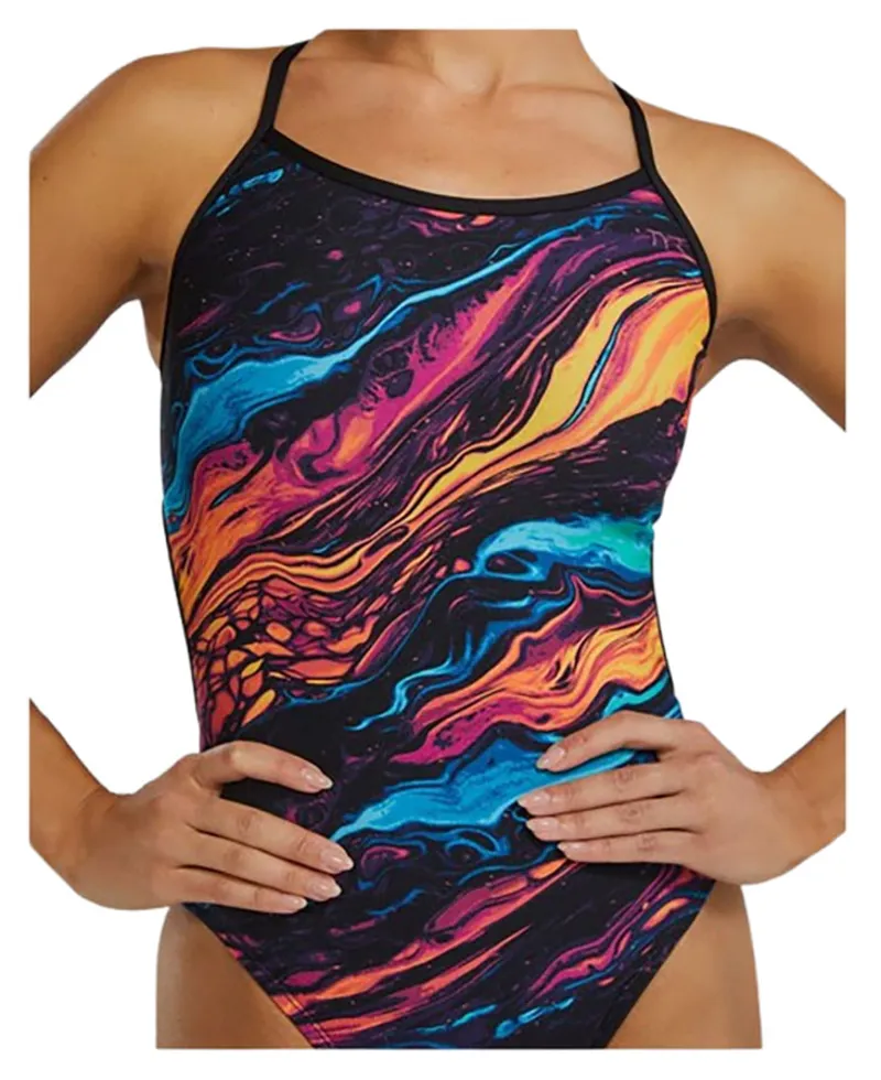Tyr Women's Durafast Elite Trinityfit Magmata Gold/Metal Rainbow/Black-4