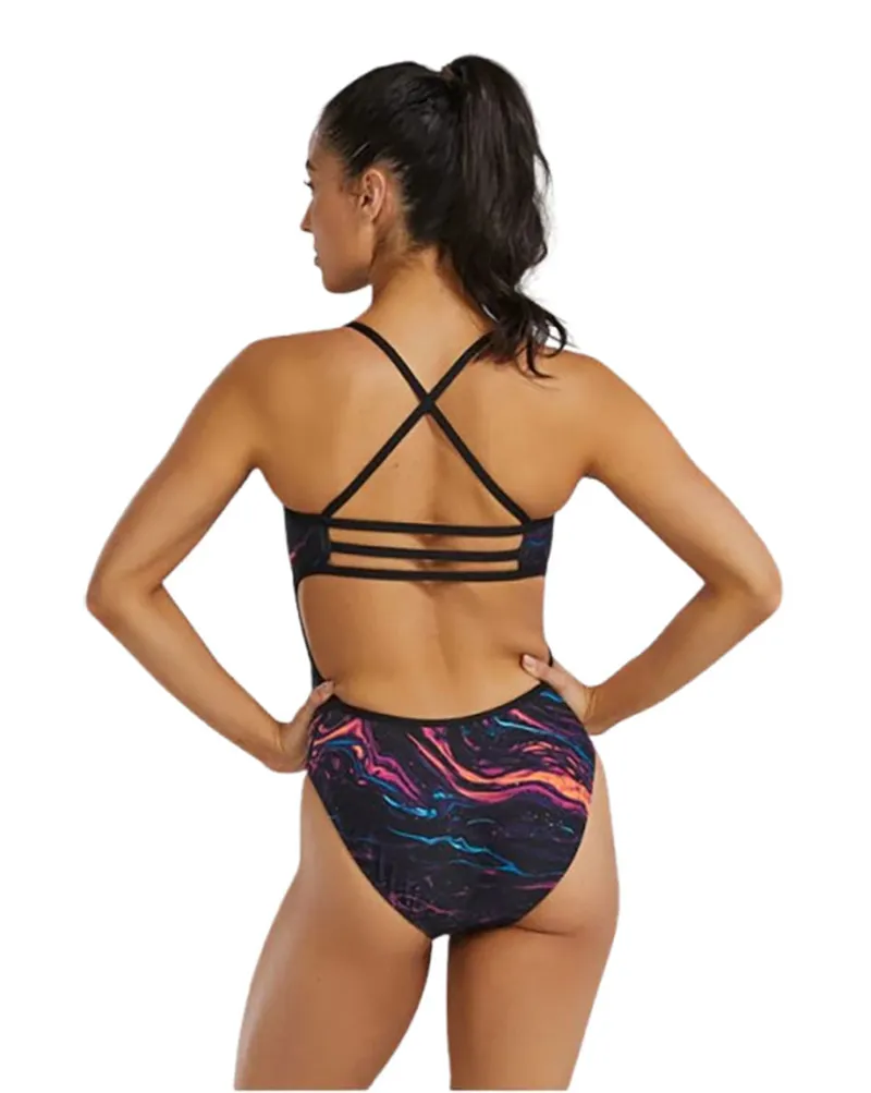 Tyr Women's Durafast Elite Trinityfit Magmata Gold/Metal Rainbow/Black-1