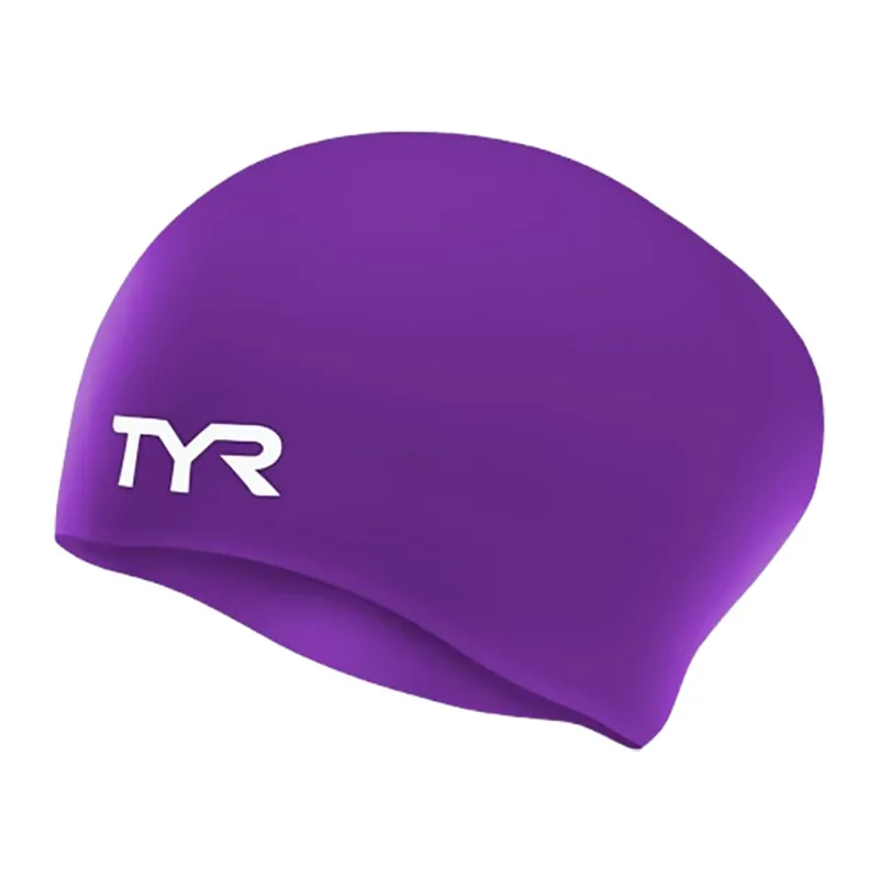 Tyr Wrinkle-Free Long Hair Silicone Cap Purple