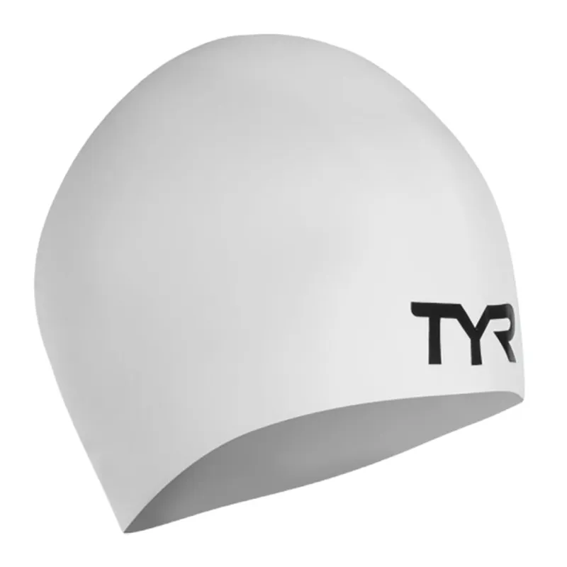 Tyr Wrinkle-Free Long Hair Silicone Cap White-1