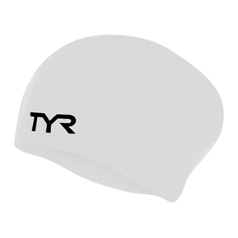 Tyr Wrinkle-Free Long Hair Silicone Cap White