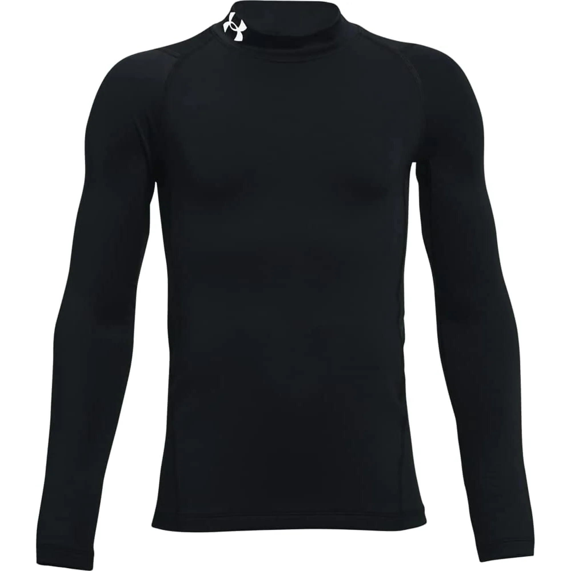 Under Armour Boys' ColdGear Mock Long Sleeve Black