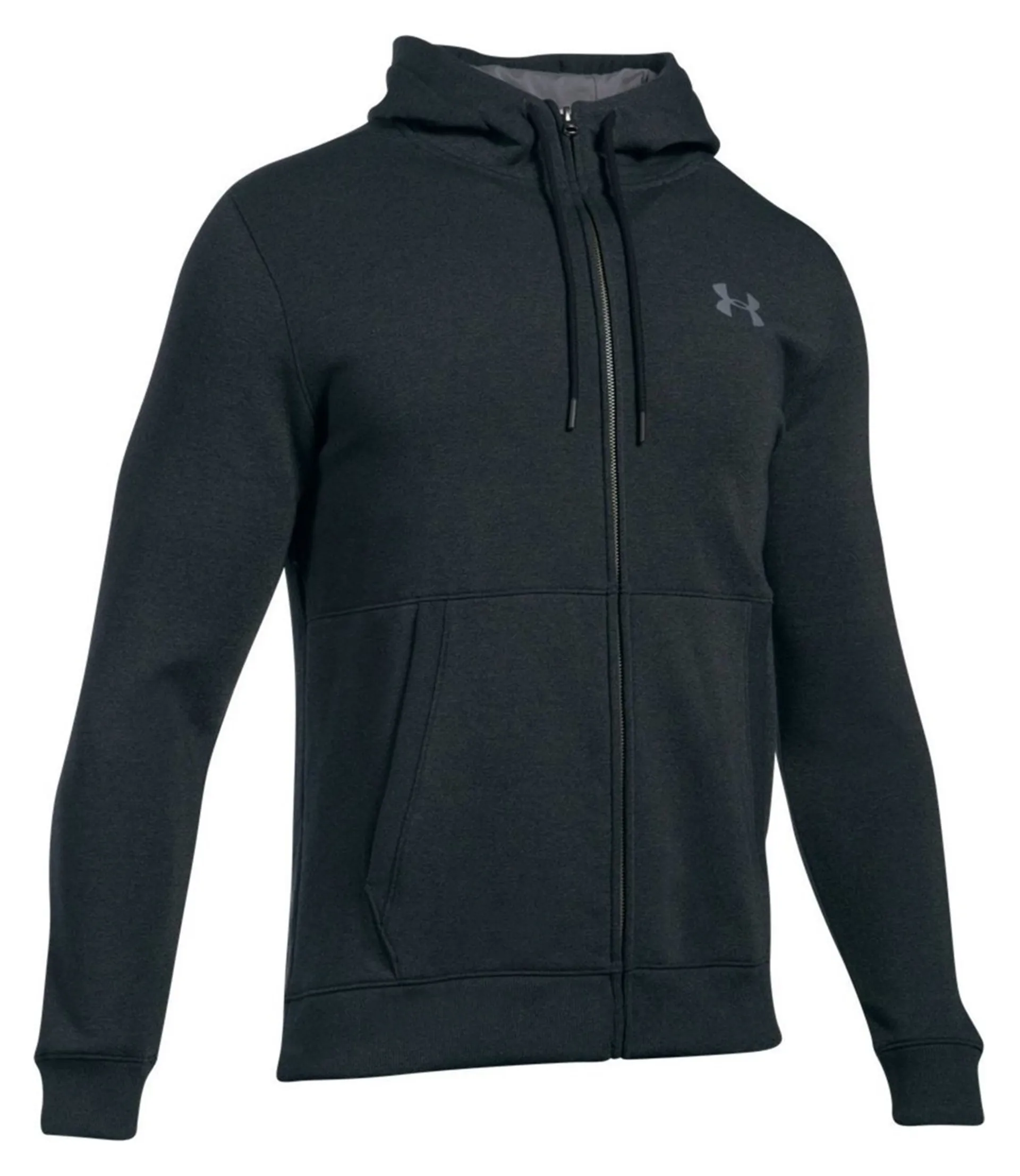 Under Armour Threadborne Full Zip Hoodie Black XS
