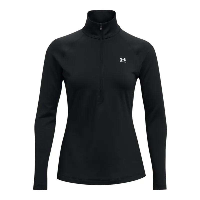 Under Armour Women's ColdGear Authentics 1/4 Zip Black