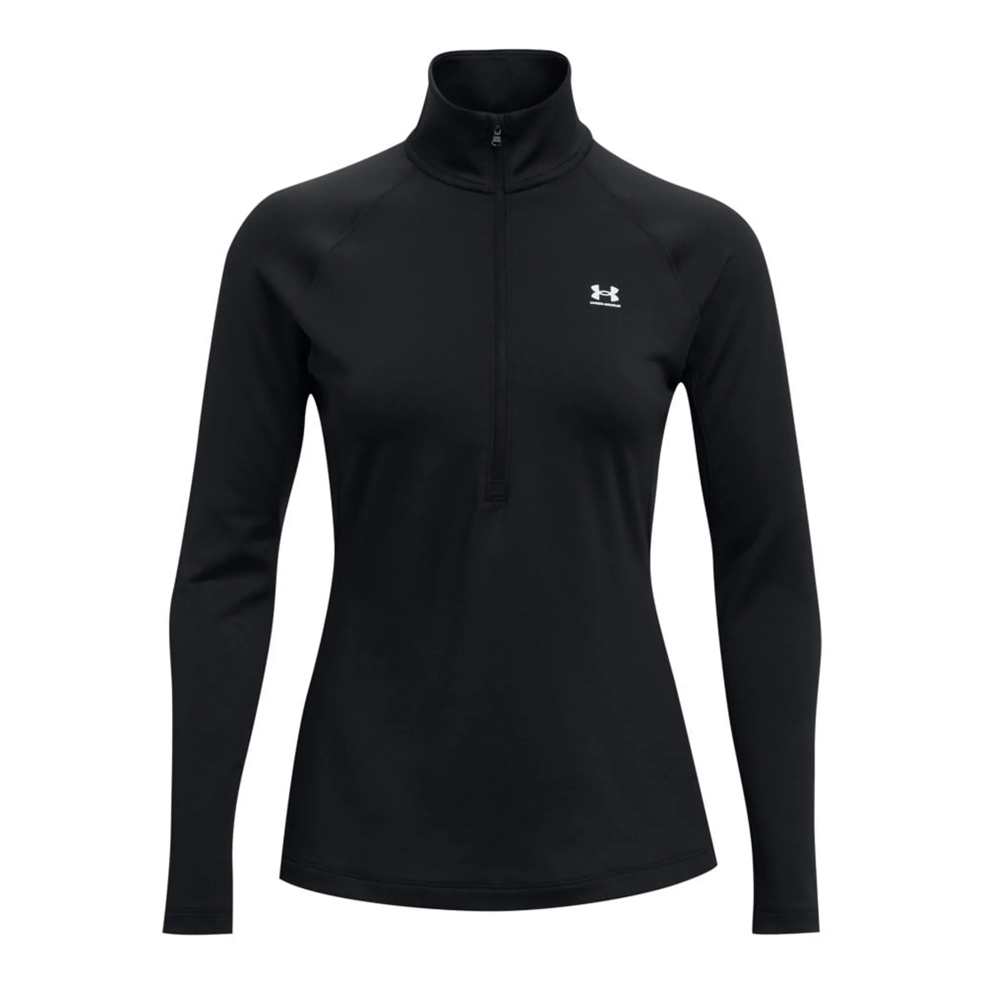 Under Armour Women's ColdGear Authentics 1/4 Zip Black