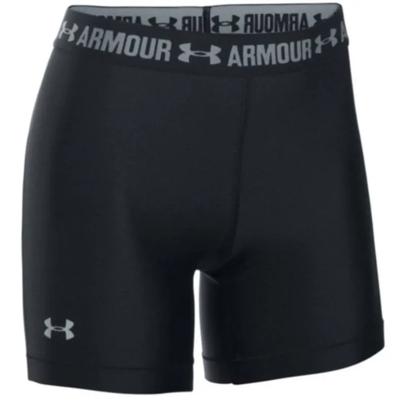 Under Armour Women's HeatGear Middy Shorts Black XS