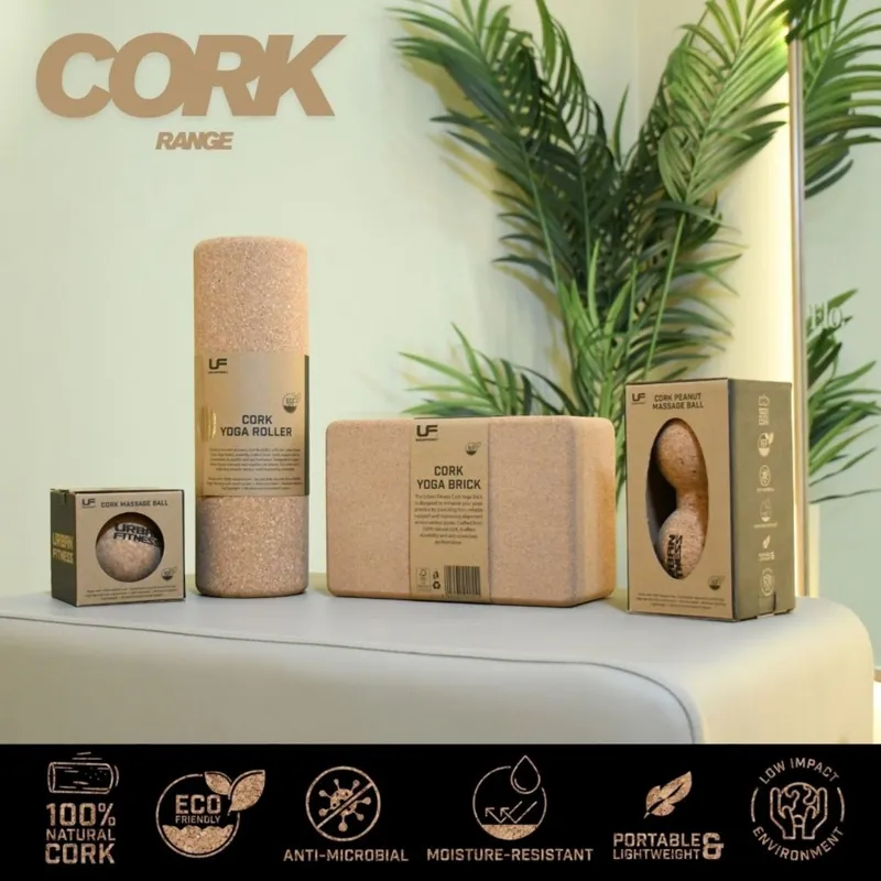 Urban Fitness Cork Yoga Brick-10