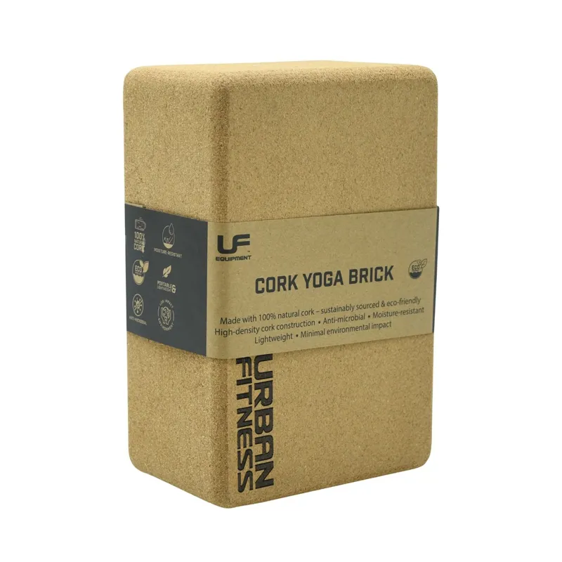 Urban Fitness Cork Yoga Brick-4
