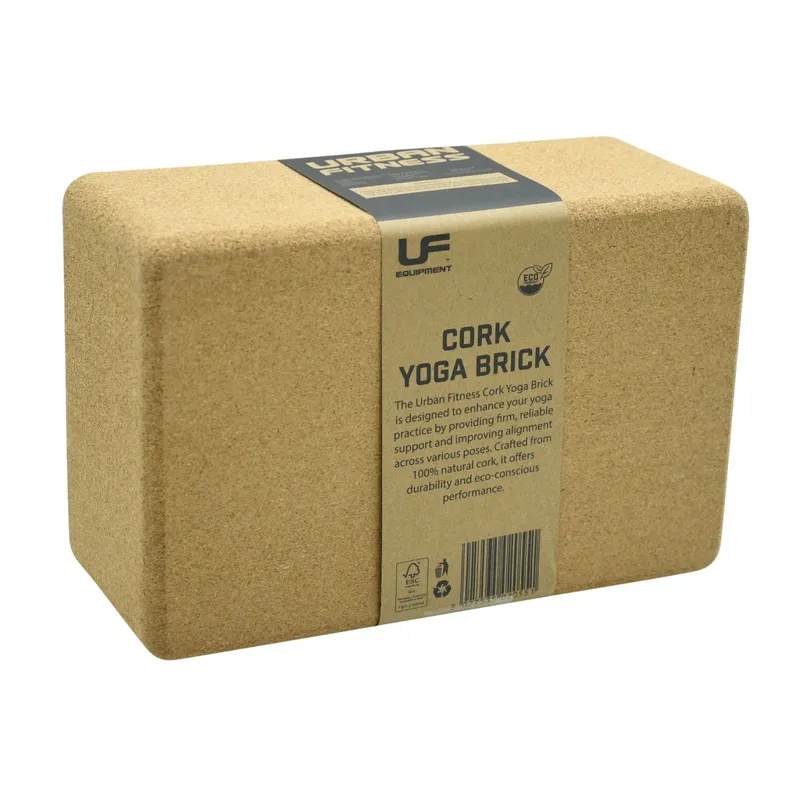 Urban Fitness Cork Yoga Brick-3