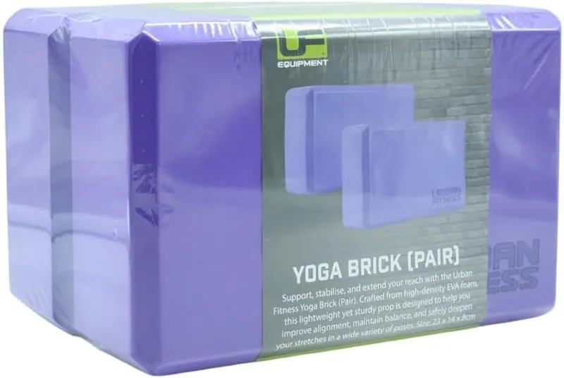 Urban Fitness Yoga Brick Pair Purple-1