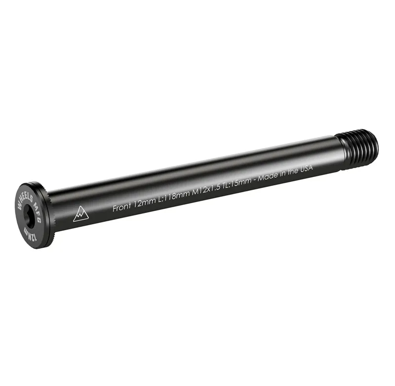 Wheels Manufacturing Front 12mm Thru-Axle 118mm M12 x 1.5mm x 12mm Black