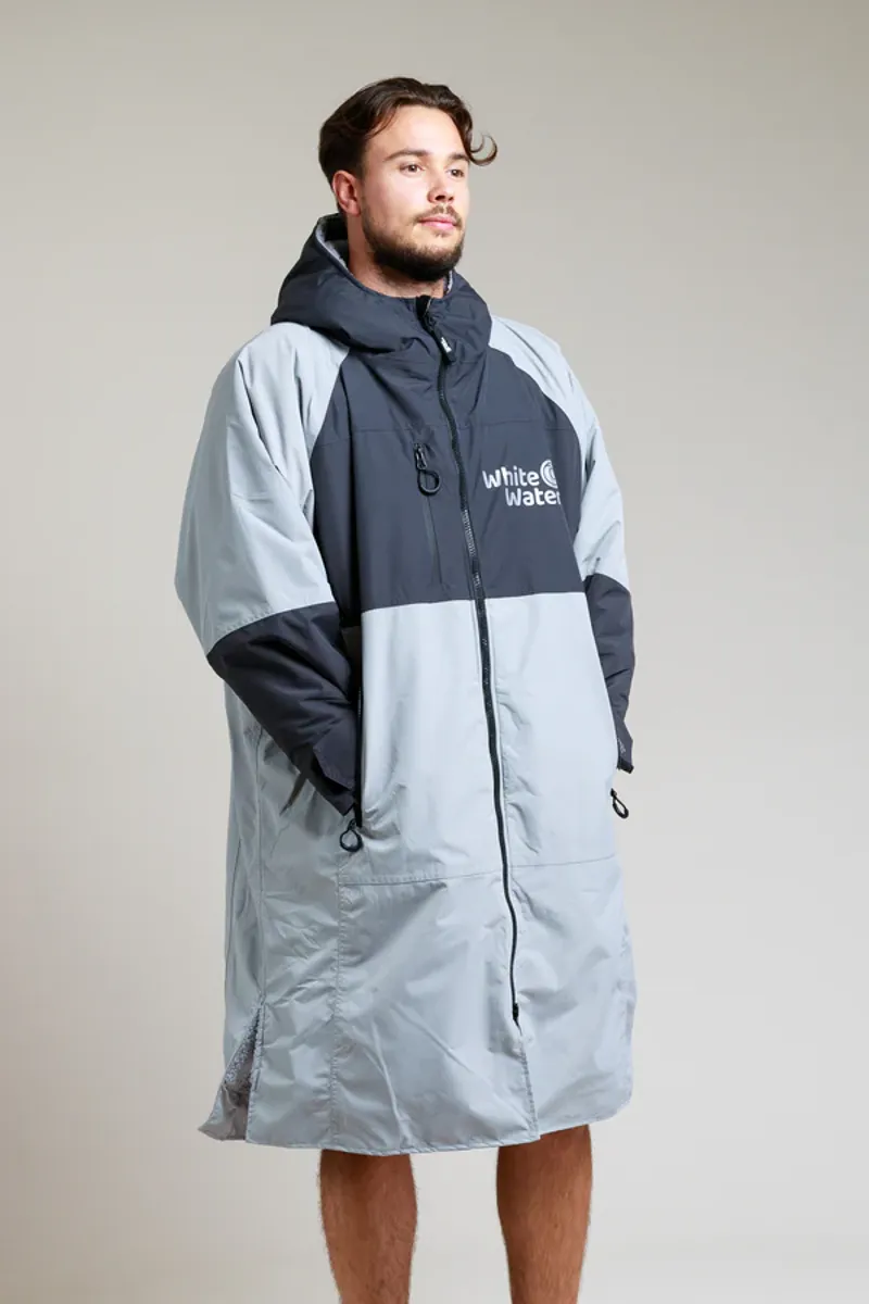 White Water Hard Shell Robe Steel Grey/Black