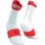 Pro Racing Socks v4.0 High White/Fluo Red