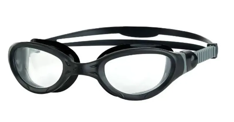 Zoggs Junior Phantom 2.0 Swimming Goggles Black/Gray/Clear