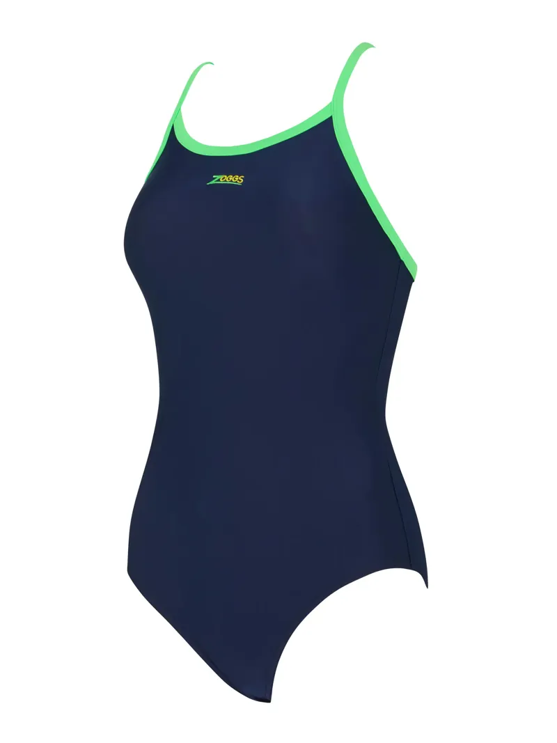 Zoggs Ladies Cannon Strikeback Swimsuit Sea Frond