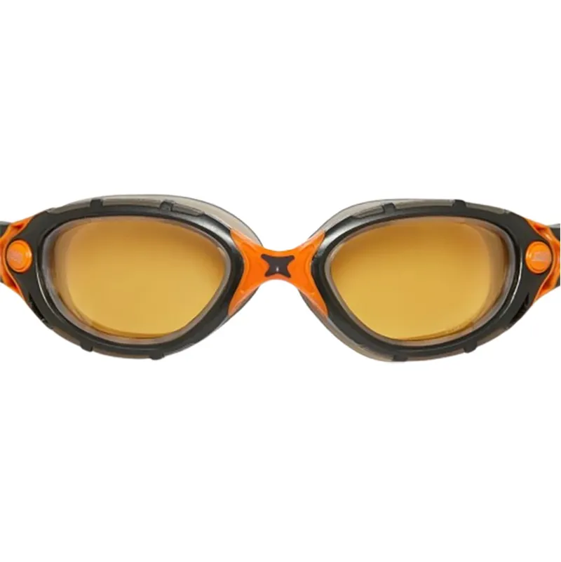 Zoggs Predator Flex Goggles Polarized Ultra Lens Black/Orange-4