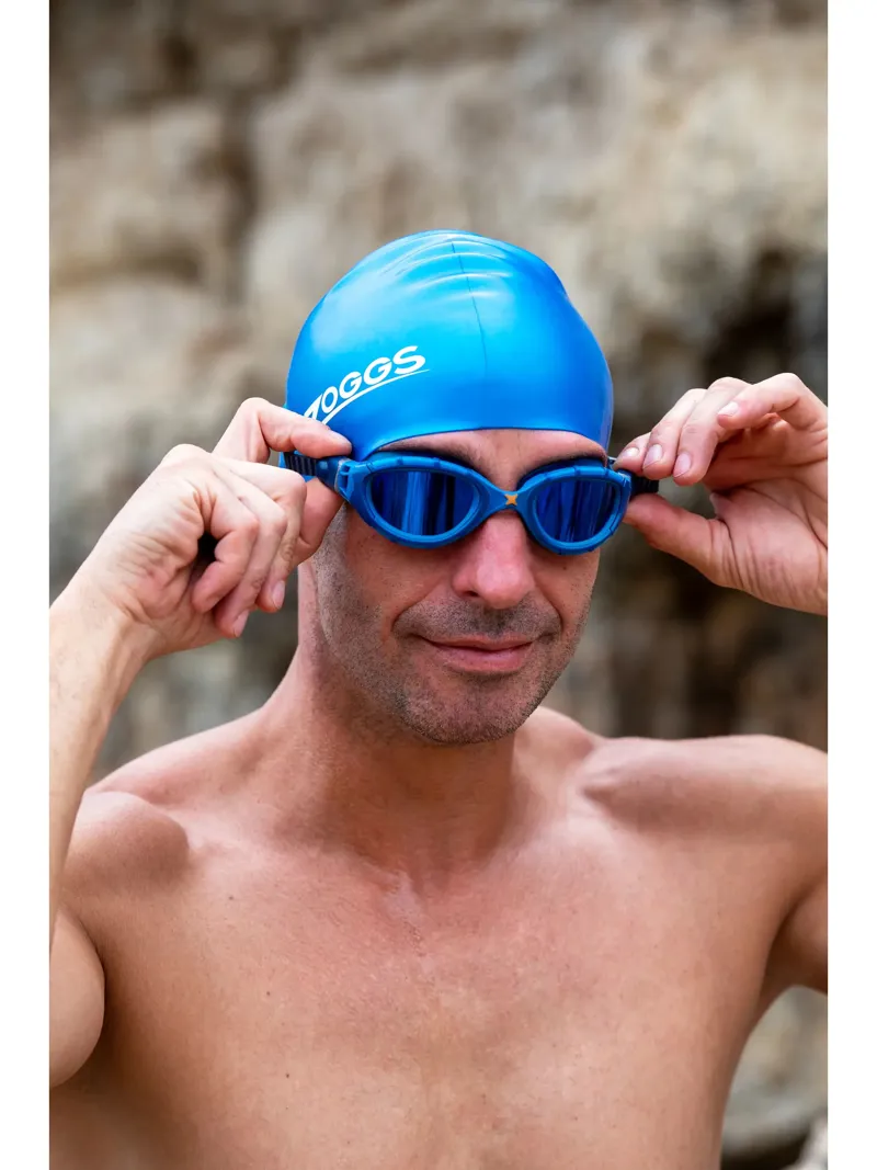 Zoggs Predator Flex Swimming Goggles Titanium Blue/Blue/Mirrored Blue Regular-4